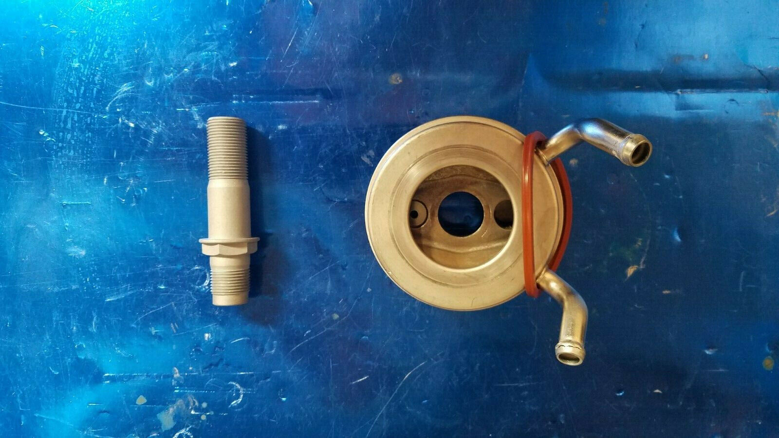 1G DSM 90 91 92 93 94 Talon Mitsubishi Eclipse External Oil Cooler 4G63T... - $74.25