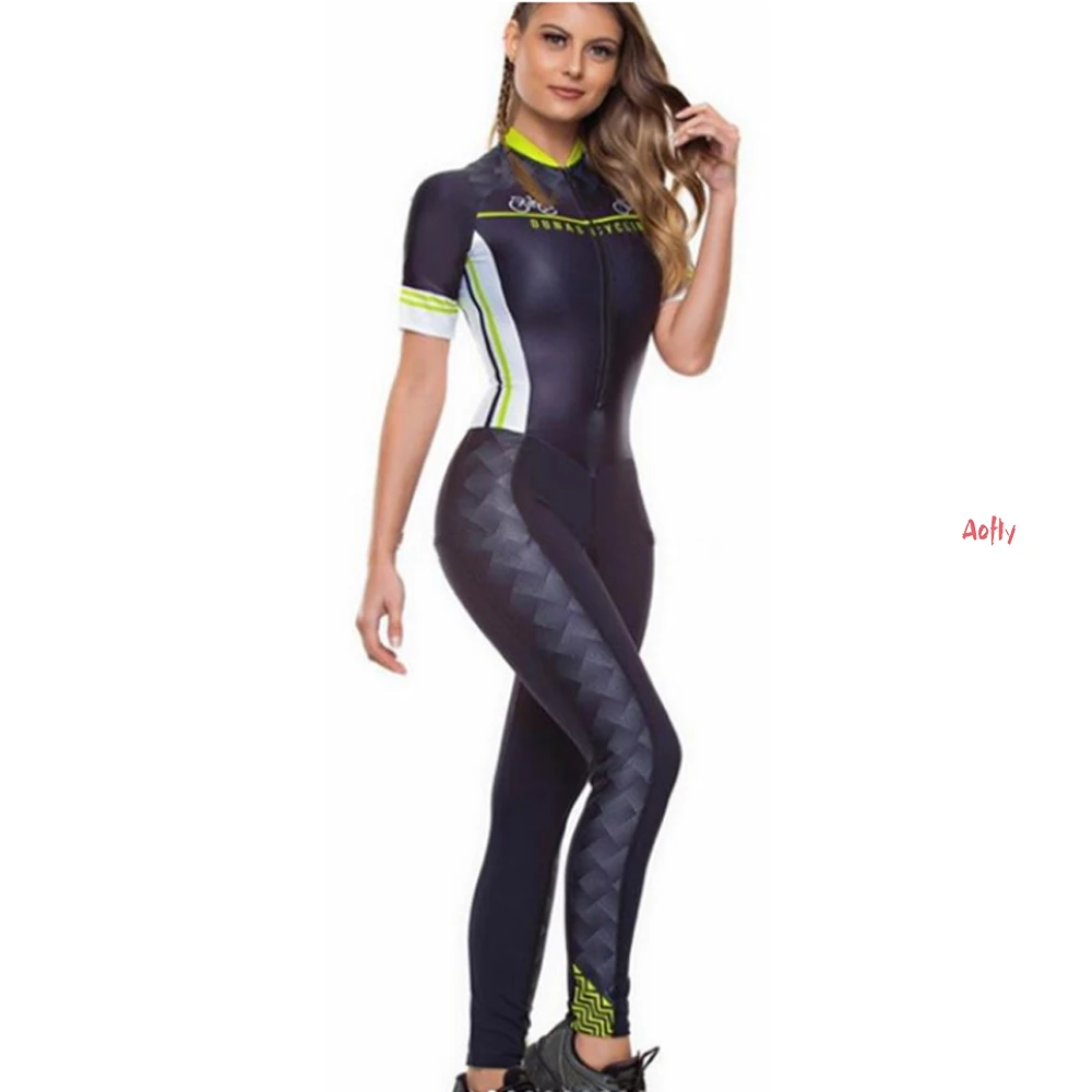 Sporting Female Dunas Cycling Suit Jumpsuit Trousers And Short Sleeves Monkey Li - £63.94 GBP