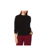 G by Giuliana LounGy Plush Ribbed Pullover Top (BLACK, MEDIUM) 772902 - £10.81 GBP