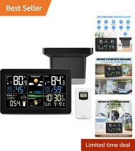 Wireless Home Weather Station with Digital Rain Gauge &amp; Multi-Sensor Cap... - $123.70