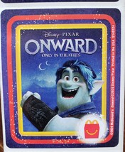 Set of Three Disney Pixar ONWARD 2020 McDonald&#39;s Promo Stickers 3-1/4&quot; x 2-5/8&quot; - £1.56 GBP