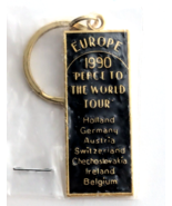 VTG BB King Europe 1990 Piece To The World Tour Blues Music Keychain Sou... - $39.00