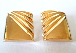 Patricia Von Musulin 14K Yellow Gold Earrings Art Deco 50.2 gr $2546 of 24K gold - $2,474.01