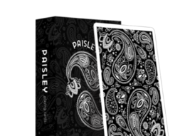 Paisley Playing Cards Workers Deck Black by Dutch Card House Company - £13.28 GBP