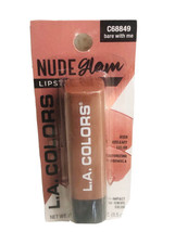 L.A. Colors-C68849 Bare With Me Nude Glow Lipstick-Rich Creamy Color:0.1... - £11.77 GBP