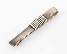 Georg Jensen Silver Tie Clip 52A Made in Denmark Harald Nielsen 925 Ster... - $1,463.42