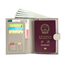 RFID Blocking Cow Leather Passport Holder  Wallet - $35.95+
