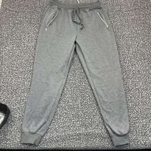 Rqqba Fashion Jogger Pants Men Extra Large Gray Drawstring Adult Pocket XL - $27.44