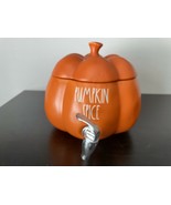 RAE DUNN PUMPKIN SPICE Pumpkin Shaped, Beverage Dispenser - £46.87 GBP