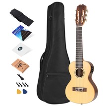 Batking Left-handed 28&#39;&#39; Guitalele 6 String Ukulele with Mini Travel Gui... - £86.84 GBP