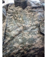 US Army Jacket Mens MEDIUM REGULAR Digital Camo Military Combat Uniform ... - $18.69