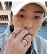 Stray kids ring, Hyunjin and Felix Ring, two Minimalist Resin Thin Ring - £5.23 GBP