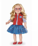 My Life As 18” Soft Torso Doll Class President School Girl Glasses Blond... - £24.02 GBP