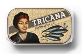 Tricana - Canned whole Sardine with GARLIC - 5 tins x 120 gr - $83.69 CAD