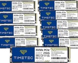 Timetec 256GBx10 (10 Pack) SSD NVMe PCIe Gen3x4 8Gb/s M.2 2280 3D NAND T... - $407.99