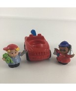 Fisher Price Little People Gas N Go Playset Tow Truck Eddie Figures Vint... - $33.76 CAD