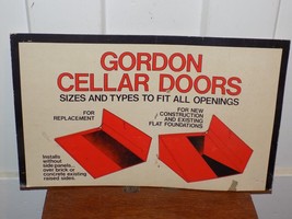 Vintage Gordon Cellar Doors Cardboard Store Sign - $54.45