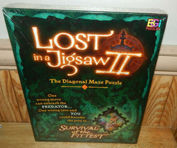 Lost in a Jigsaw II The Diagonal Maze Puzzle 515 Pieces 2001 Buffalo Gam... - $34.28
