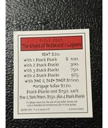 Monopoly Scooby-Doo Collectors Ed. Part: Title  Deed -Ghost Of Redbeard’... - $74.29 MXN