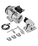 VEVOR Dividing Head, K11-100mm 3-Jaw Chuck, CNC Router Milling Machine R... - €301,87 EUR