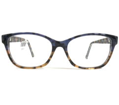 Vera Bradley Eyeglasses Frames Devin Mini Medallions MMD Brown Blue 53-16-140 - £33.46 GBP
