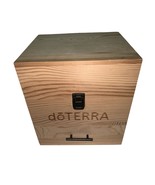 DoTerra Wooden Essential Oil Storage Box  For 39 Oils &amp; 14 Roller Bottles - $54.31 CAD