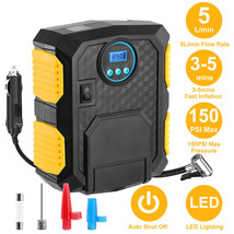 150 PSI Tire Inflator Car Air Pump Compressor Electric Portable Auto DC ... - $63.99