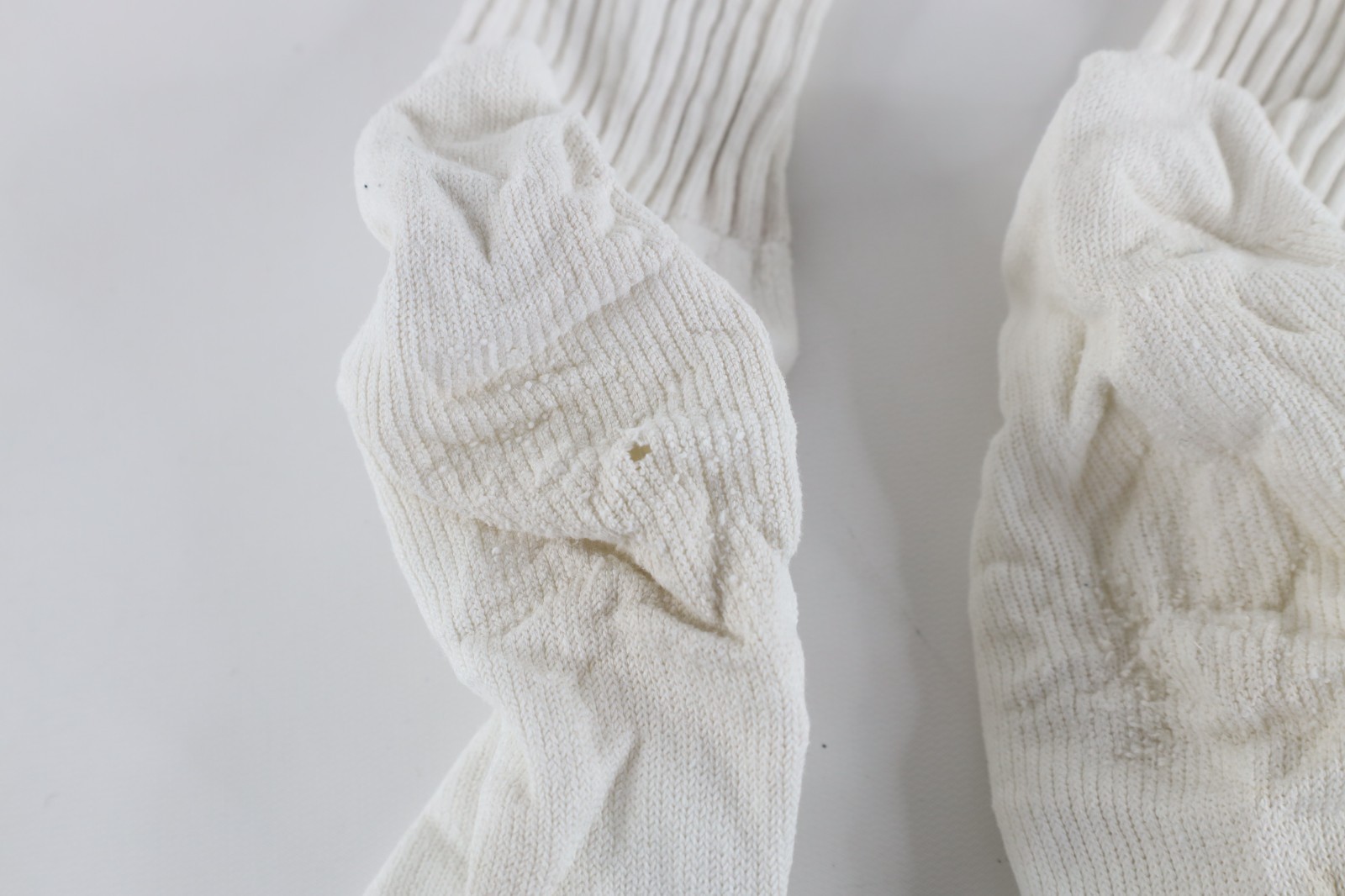 Vintage 80s 90s Nike Spell Out Travis Scott Swoosh Tube Socks White Mens Large Item image 5