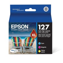 Epson T127 Durabrite Ultra Ink Standard Capacity Color Combo Pack (T127520) For - £54.49 GBP