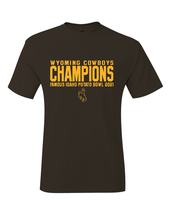 Wyoming Cowboys 2021 Famous Idaho Potato Bowl Champions T-Shirt - £16.50 GBP+