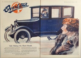 1920 Print Ad New Overland 4, Four-Door Sedan Willys-Overland Toledo,Ohio - $24.28