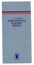 American Airlines International Flagship Service Menu 1989 - $14.83
