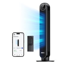 Tower Fan With Remote, Smart Oscillating Quiet Fans For Bedroom, Bladeless Stand - £106.56 GBP
