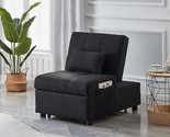 4-In-1 Sleeper Sofa Chair Bed, Convertible Pull Out Futon Recliner, Adju... - $350.99