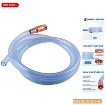 Safety First: 6ft Gas Siphon Hose for Quick Fuel &amp; Water Transfer - Easy... - $28.66