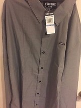 Zoo York Men&#39;s East Classic Woven Chambray Shirt, Smolder, X-Large - £18.94 GBP