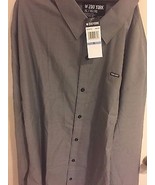 Zoo York Men&#39;s East Classic Woven Chambray Shirt, Smolder, X-Large - £18.92 GBP