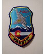USAF PATCH 120th FIGHTER SQUADRON F-16C+ REDEYE COLORADO AIR NATIONAL GU... - $12.67