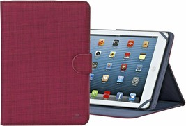 Rivacase 3317 Universal 10 Inch Tablet Cover Case Stylish Protective Red Color - £20.09 GBP