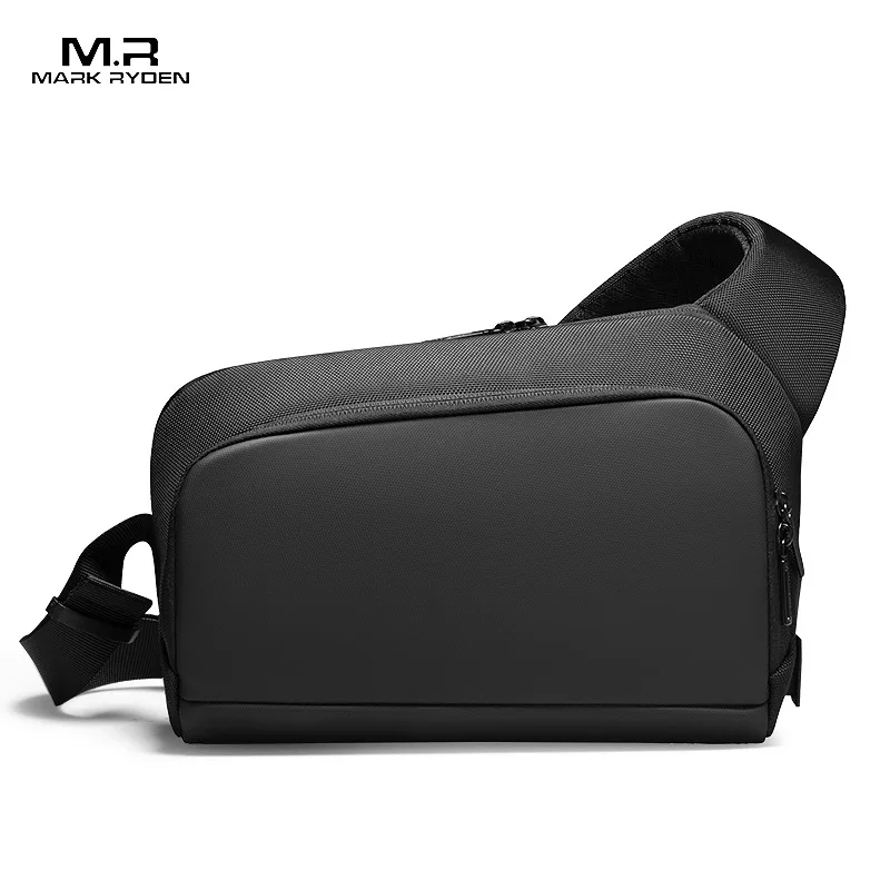 Ersonality fashion men magnetic messenger bag lightweight minimalist sling shoulder bag thumb200