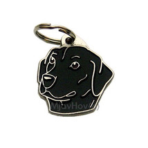 Pet ID tag (dog ID tag), engraved Labrador retriever - $21.51