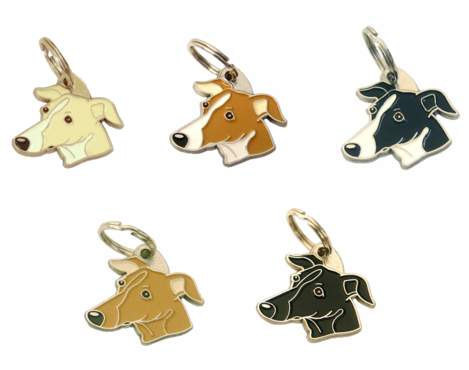 Custom engraved pet tag SIGHTHOUND (WHIPPET, GREYHOUND)