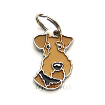 MJAVHOV Personalised pet tag Airedale terrier - £16.91 GBP