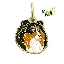 Personalised, stainless steel, breed pet tag, SHETLAND SHEEPDOG - £16.94 GBP