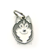 Pet ID tag or key chain, custom engraved, Alaskan malamute - £16.92 GBP