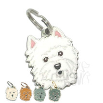Pet ID tag, breed, Cairn terrier, West highland white terrier, MjavHov - $21.51