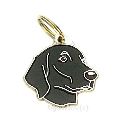 Pet tags MjavHov engraved Flat coated retriever