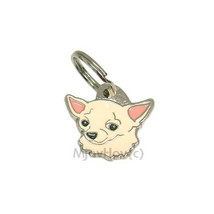 Pet ID tag, custom engraved, Chihuahua - $21.51
