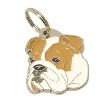 Custom engraved pet tag English bulldog - £17.19 GBP