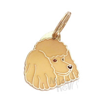 Pet ID tag, engraved, Poodle - $21.51